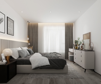 Modern Bedroom-ID:389202393