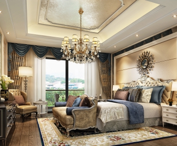 European Style Classical Style Bedroom-ID:374918234