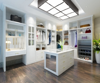 Modern Clothes Storage Area-ID:854443547