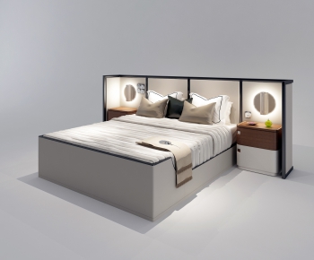 Modern Double Bed-ID:296293662