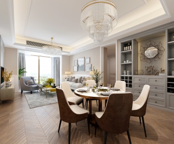 American Style Dining Room-ID:804496576