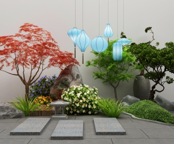New Chinese Style Courtyard/landscape-ID:895429442