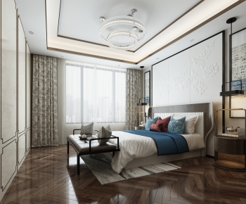 New Chinese Style Bedroom-ID:160262268