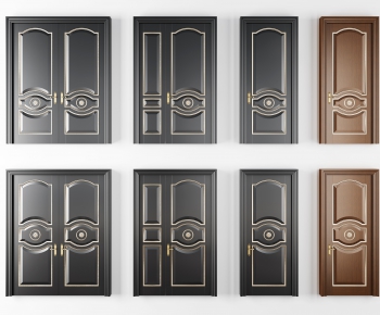 Simple European Style Solid Wood Door-ID:944466579