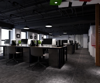 Industrial Style Manager's Office-ID:864568475