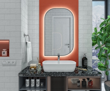 Modern Bathroom Cabinet-ID:120823221