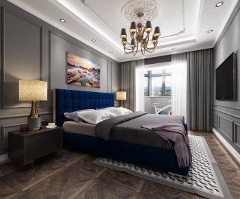 French Style Bedroom-ID:412821338