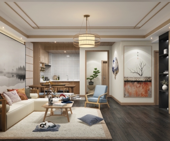 Japanese Style A Living Room-ID:191684738