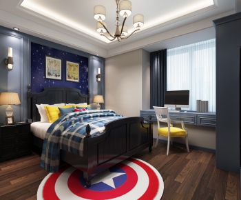 American Style Bedroom-ID:535035764