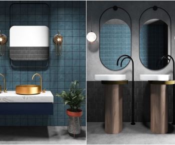Nordic Style Bathroom Cabinet-ID:478781885