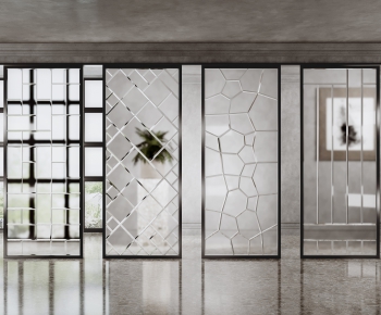 Modern Glass Screen Partition-ID:170158671