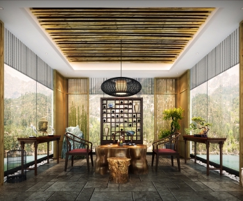 New Chinese Style Tea House-ID:811873166