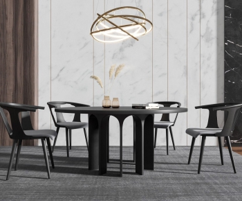 New Chinese Style Dining Table And Chairs-ID:293582614