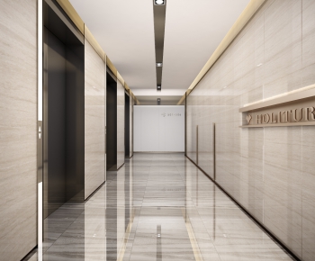 Modern Corridor/elevator Hall-ID:906490348