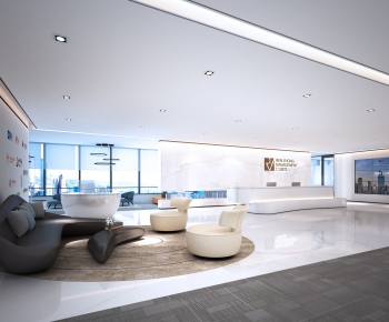 Modern Office Reception Desk-ID:469824234