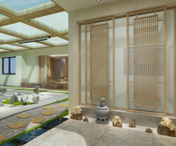 New Chinese Style Courtyard/landscape-ID:469507213