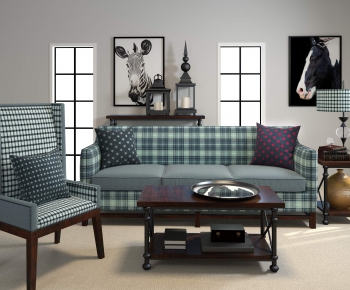 American Style Sofa Combination-ID:954669847