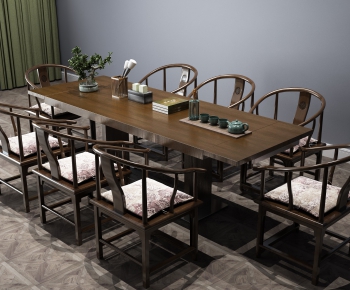 New Chinese Style Tea Tables And Chairs-ID:207989845