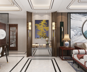 New Chinese Style Hallway-ID:454058715