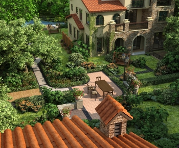 European Style Villa Appearance-ID:499153139