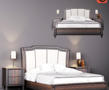 American Style Double Bed-ID:319872755
