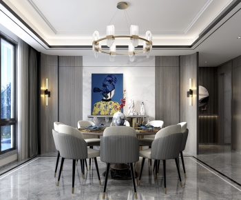 New Chinese Style Dining Room-ID:903923719