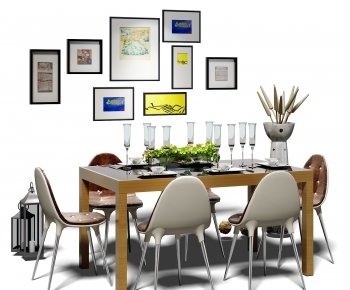 Modern Dining Table And Chairs-ID:204466381