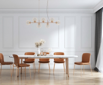 Modern Dining Table And Chairs-ID:629288163