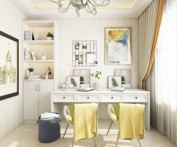 Simple European Style Study Space-ID:773421787