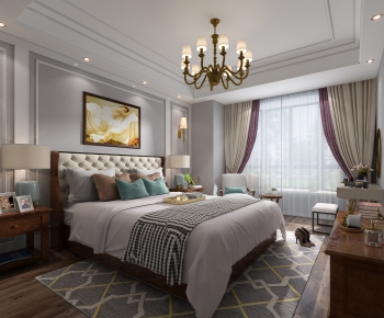 American Style Bedroom-ID:914511171