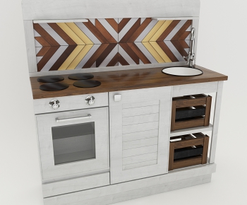 American Style Kitchen Cabinet-ID:835172729