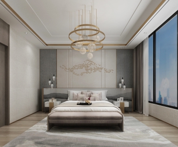 New Chinese Style Bedroom-ID:205479691