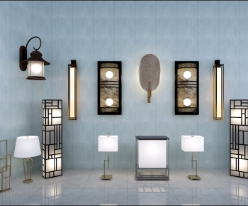 New Chinese Style Wall Lamp-ID:842602367