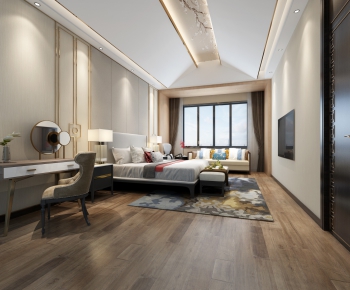 New Chinese Style Bedroom-ID:485987889
