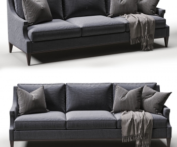 American Style Three-seat Sofa-ID:307839889