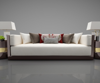 Modern Three-seat Sofa-ID:552260924