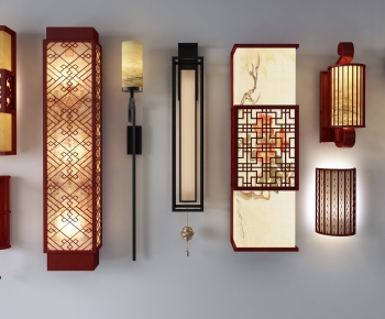 New Chinese Style Wall Lamp-ID:240996468