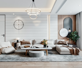 Nordic Style A Living Room-ID:511287326