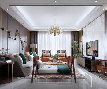 Modern A Living Room-ID:919220568