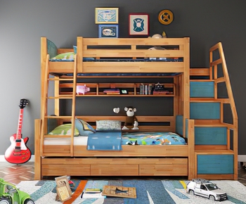Modern Child's Bed-ID:653349719