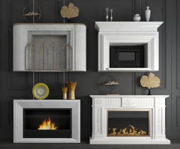 Simple European Style Fireplace-ID:367391234
