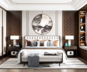 New Chinese Style Bedroom-ID:823433134