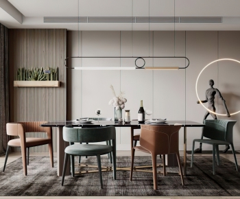 Nordic Style Dining Room-ID:662871417