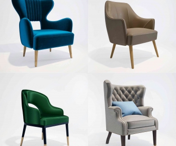Simple European Style Lounge Chair-ID:291223214