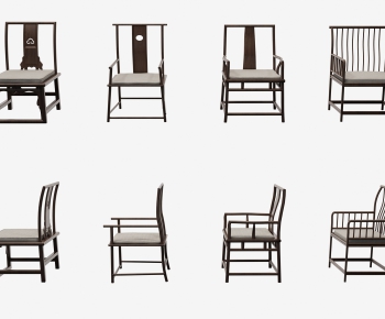 New Chinese Style Single Chair-ID:750395876
