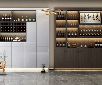 Modern Wine Cabinet-ID:467409343