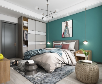 Nordic Style Bedroom-ID:314742236