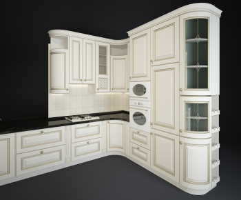 European Style Kitchen Cabinet-ID:301383285
