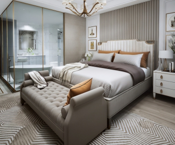 American Style Bedroom-ID:343334389