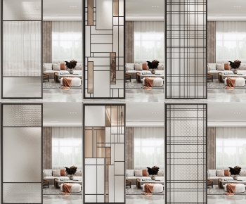 Modern Glass Screen Partition-ID:259275457